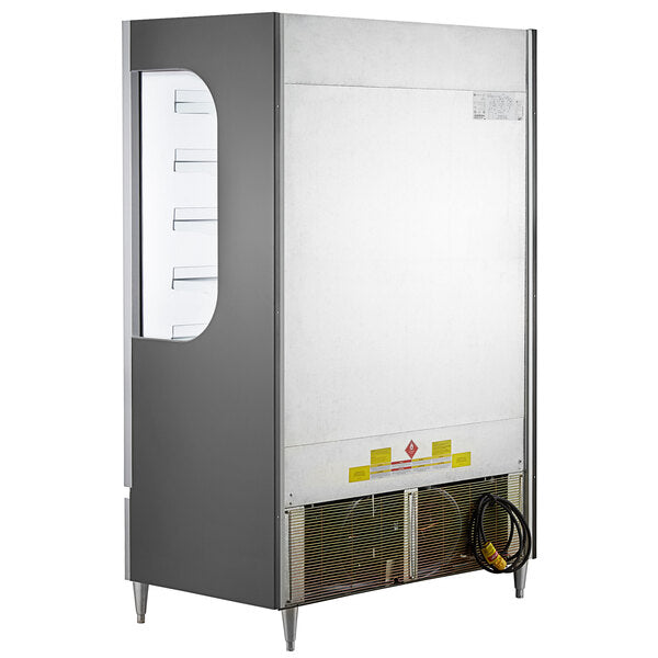 Beverage Air VMHC-18-1-G | 52" Wide Gray Open Air Merchandiser Refrigerator VueMax Series