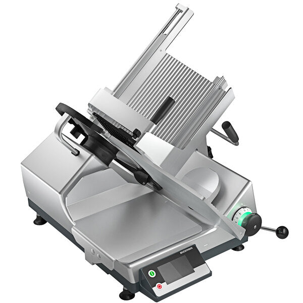 Bizerba GSP H I W-90 | 13" Blade Manual Gravity Meat Slicer w/ 6.6 lb. Digital Portion Scale