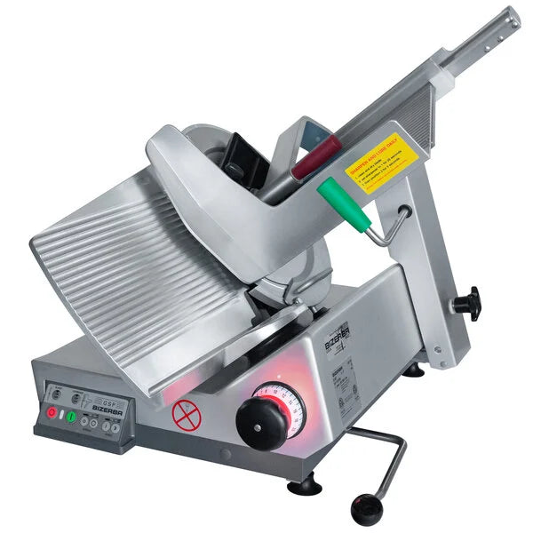 Bizerba GSP HD I 90 | 13" Blade Heavy-Duty Illuminated Automatic Gravity Meat Slicer