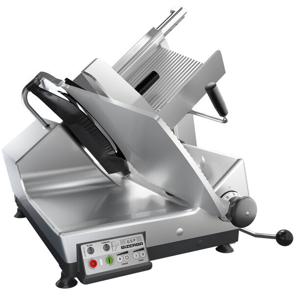 Bizerba GSP HD STD-90-GVRB | 13" Grooved Vacuum Release Blade Heavy-Duty Automatic Gravity Meat & Cheese Slicer