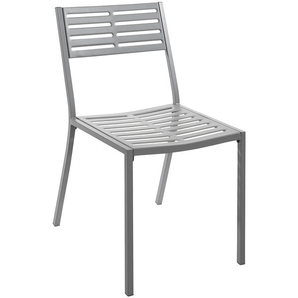 BFM Seating Daytona Powder-Coated Steel Stackable Side Chair