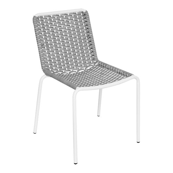 BFM Seating Captiva Outdoor / Indoor Stackable Wicker Side Chair