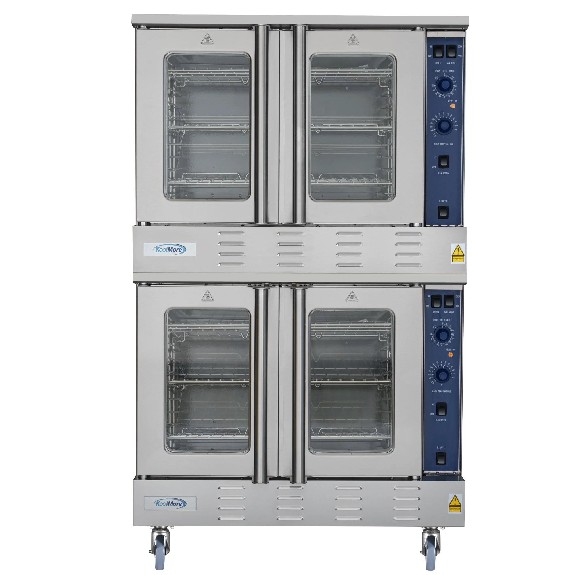 Koolmore 38" Wide Full Size Natural Gas Double Convection Oven