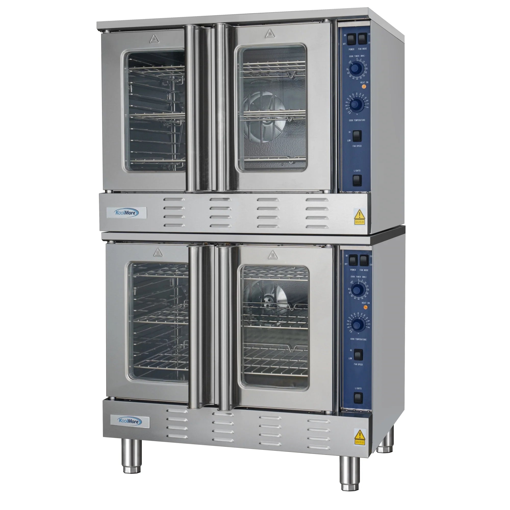 Koolmore 38" Wide Full Size Natural Gas Double Convection Oven