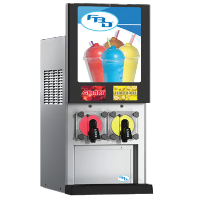 FBD Frozen 372 Series | 16" Wide Tall Top Double Barrel Frozen Carbonated Beverage Dispenser