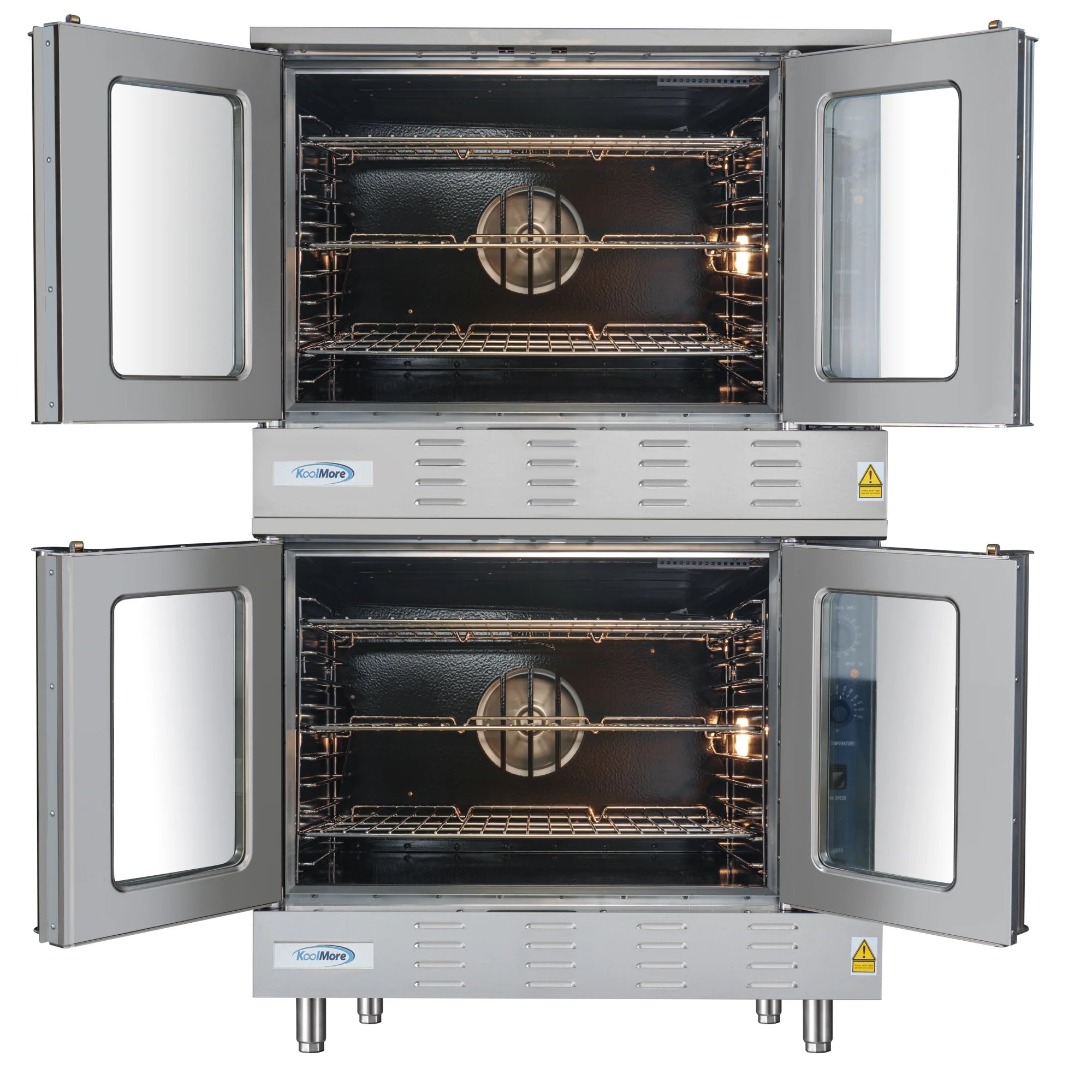 Koolmore 38" Wide Full Size Natural Gas Double Convection Oven