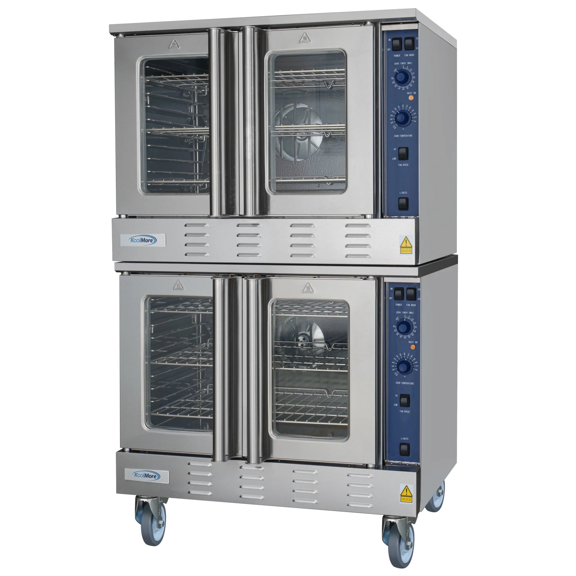 Koolmore 38" Wide Full Size Natural Gas Double Convection Oven