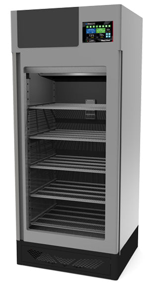 Omcan 40299 | 35" Wide Maturmeat Dry Aging Cabinet w/ ClimaTouch & Fumotic