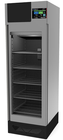 Omcan 40345 | 29" Wide Maturmeat Dry Aging Cabinet w/ ClimaTouch & Fumotic