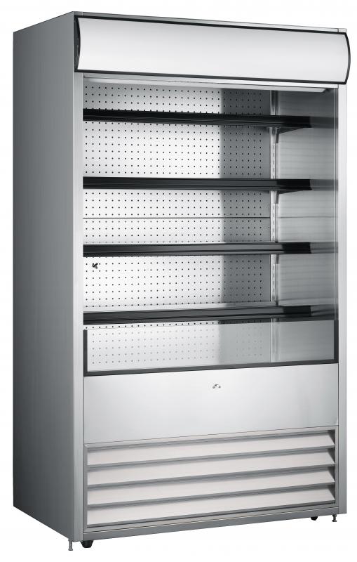 Omcan 41469 | 48" Wide Stainless Steel Open Display Case