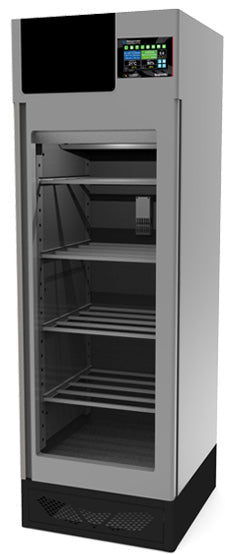 Omcan 41474 | 29" Wide StagionelloEvo Meat Curing Cabinet w/ ClimaTouch & Fumotic