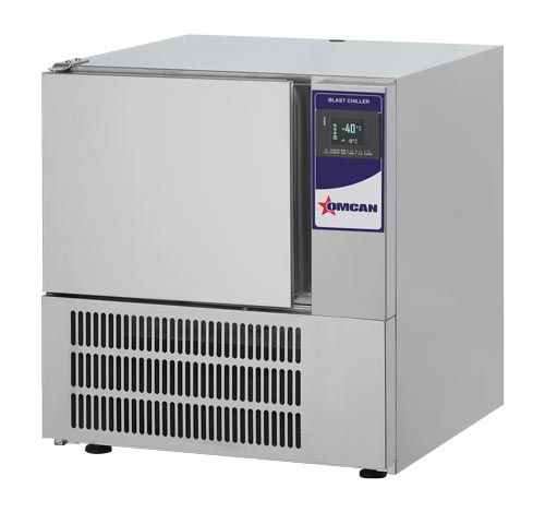 Omcan 46671 | 24" Wide 3 Tray 0.648kW Blast Chiller