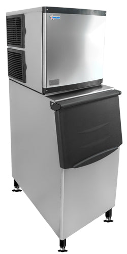 Omcan 47485 | 22" Wide Air-Cooled Square Cuber Ice Maker