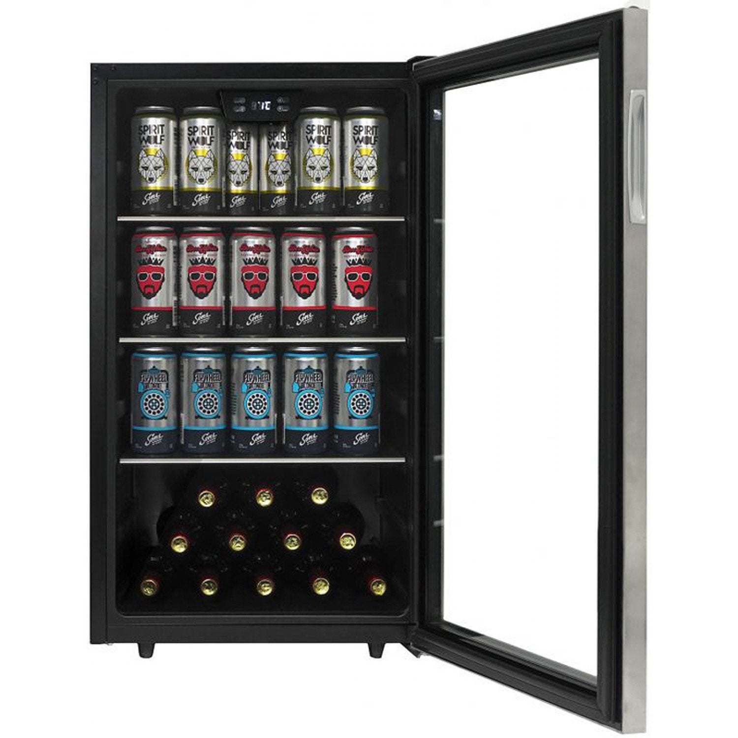 Danby DBC045L1SS | 18.9" Wide Stainless Steel 115 Can/12 Bottle Beverage Fridge