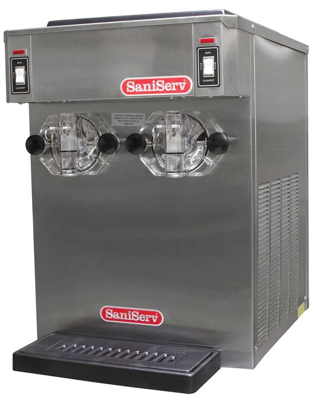 SaniServ 791 | 21.3" Wide 40 Qt. Air-Cooled Double Hopper Countertop Frozen Drink Machine