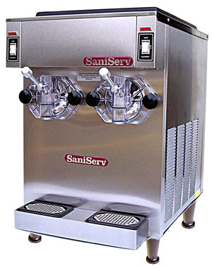 SaniServ 798 | 20" Wide 28 Qt. Air-Cooled Double Hopper Countertop Frozen Drink Machine