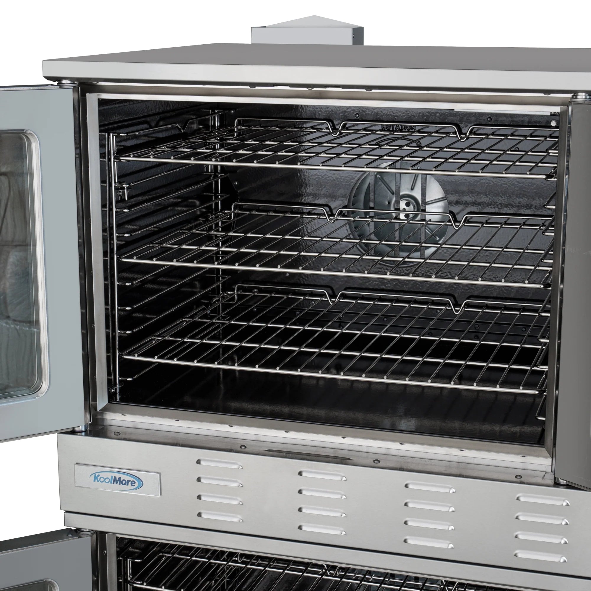 Koolmore 38" Wide Full Size Natural Gas Double Convection Oven