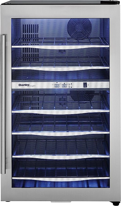 Danby DWC040A3BSSDD | 19.4" Wide Dual Zone 38 Bottle Wine Fridge