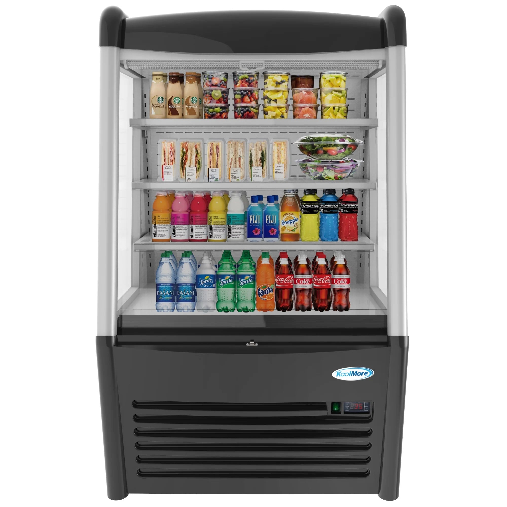 Koolmore CDAU-13C | 36" Wide Open Air Merchandiser Refrigerator