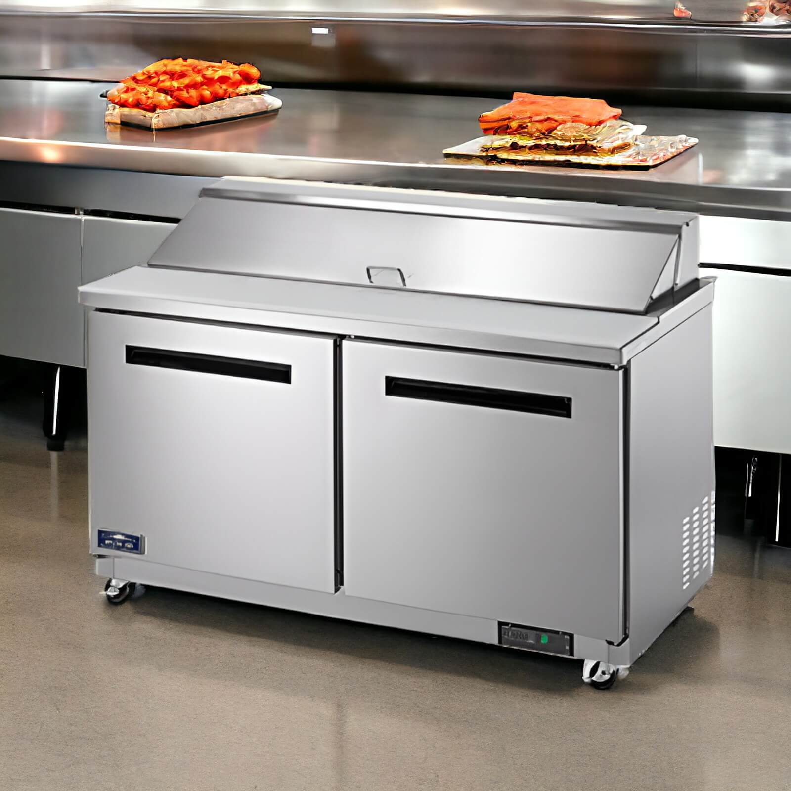 Arctic Air AMT60R | 61" Wide 2 Door Mega Top Sandwich Prep Table