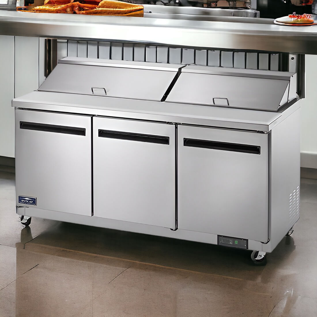 Arctic Air AST72R | 72" Wide 3 Door Sandwich Prep Table