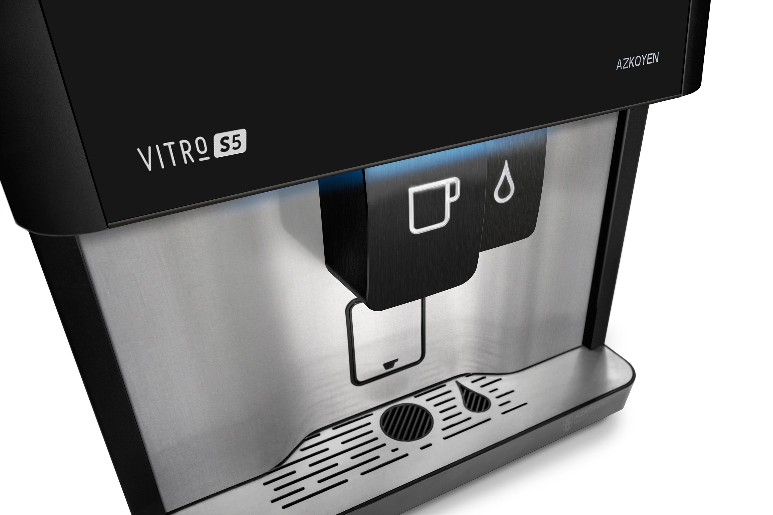 Azkoyen Vitro S5 Single Bean Hopper Super Automatic Espresso Machine