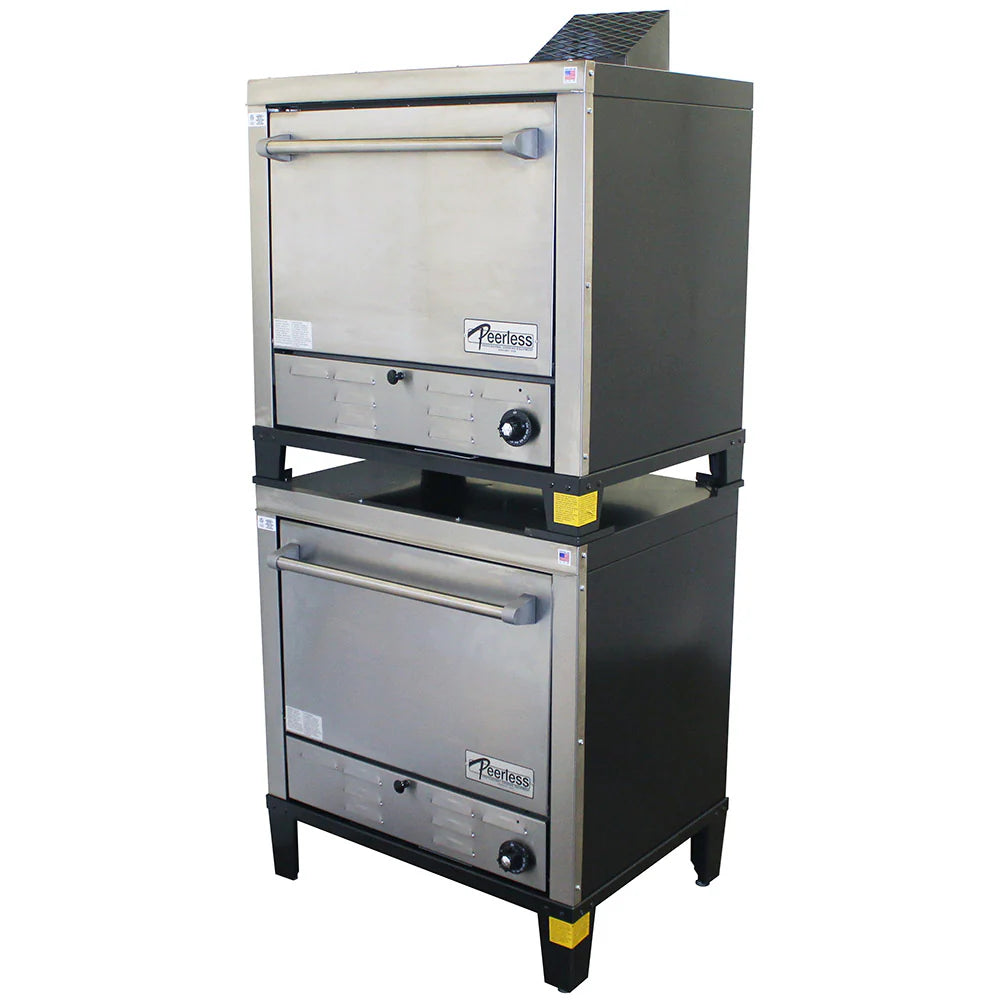 Peerless C231B | 24" Wide Double Stack Gas Bake Oven