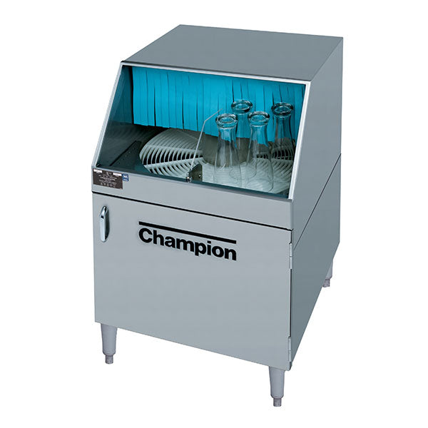 Champion CG | 25" Wide Low Temp Rotary-Type Conveyor Glasswasher