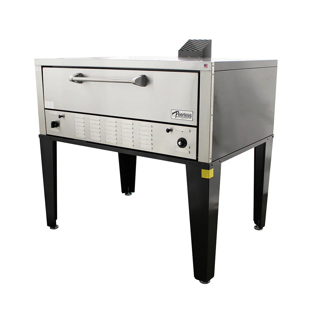 Peerless CW100P | 52" Wide Single Deck Gas Pizza Oven