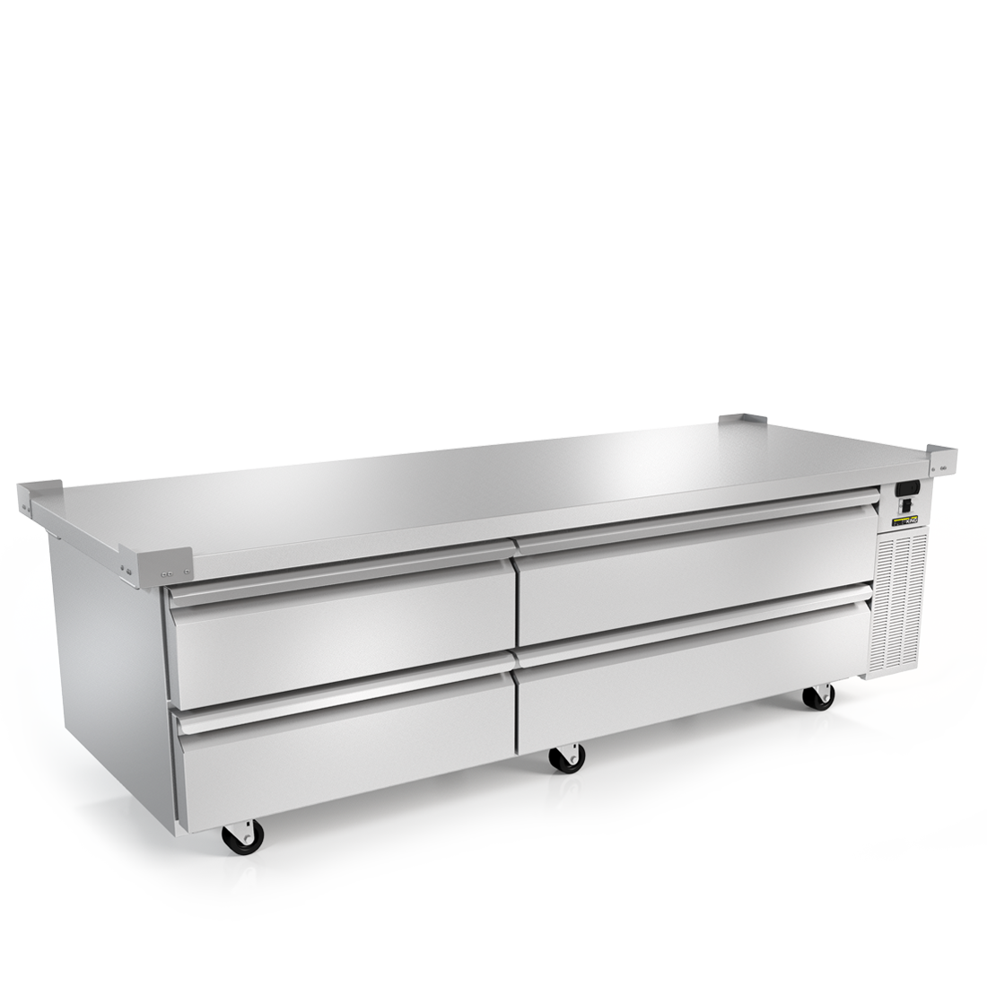 Silver King SKRCB84H-EDUK1 | 84" Wide 4 Drawer Chef Base Refrigerator