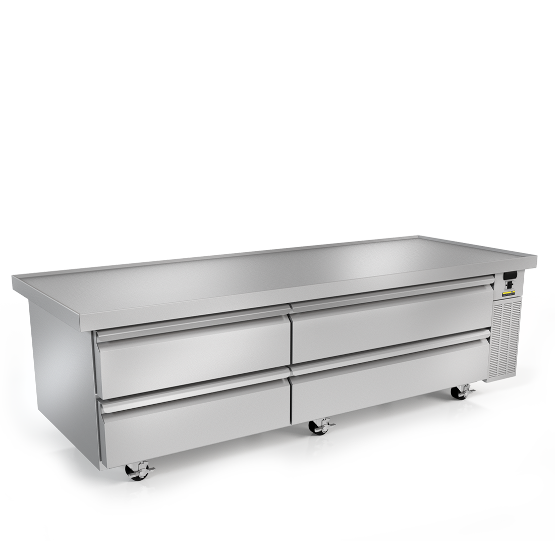 Silver King SKRCB84H-EDUS3 | 84" Wide 4 Drawer Chef Base Refrigerator