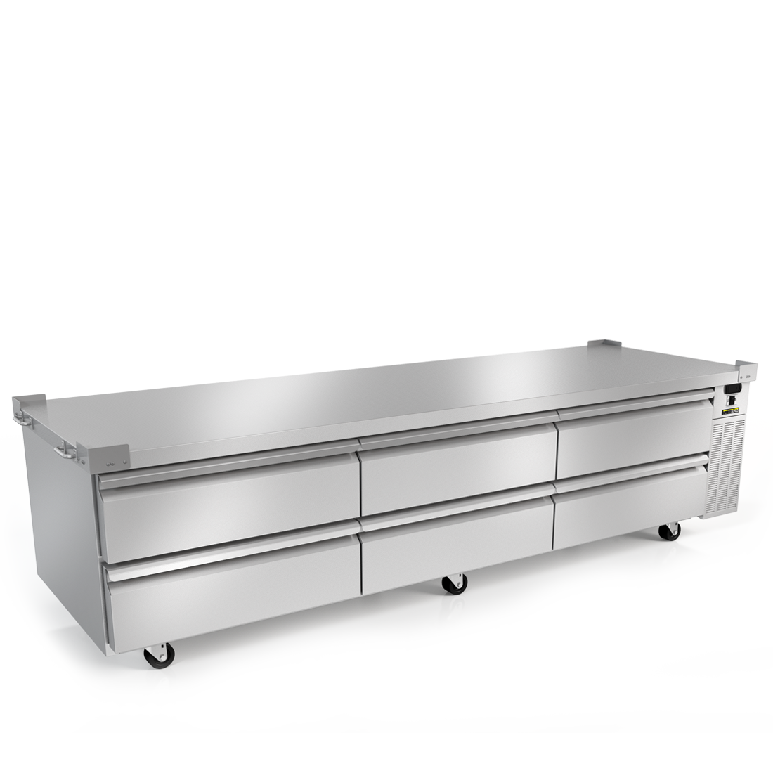 Silver King SKRCB97H-EDUK1  | 97" Wide 6 Drawer Chef Base Refrigerator