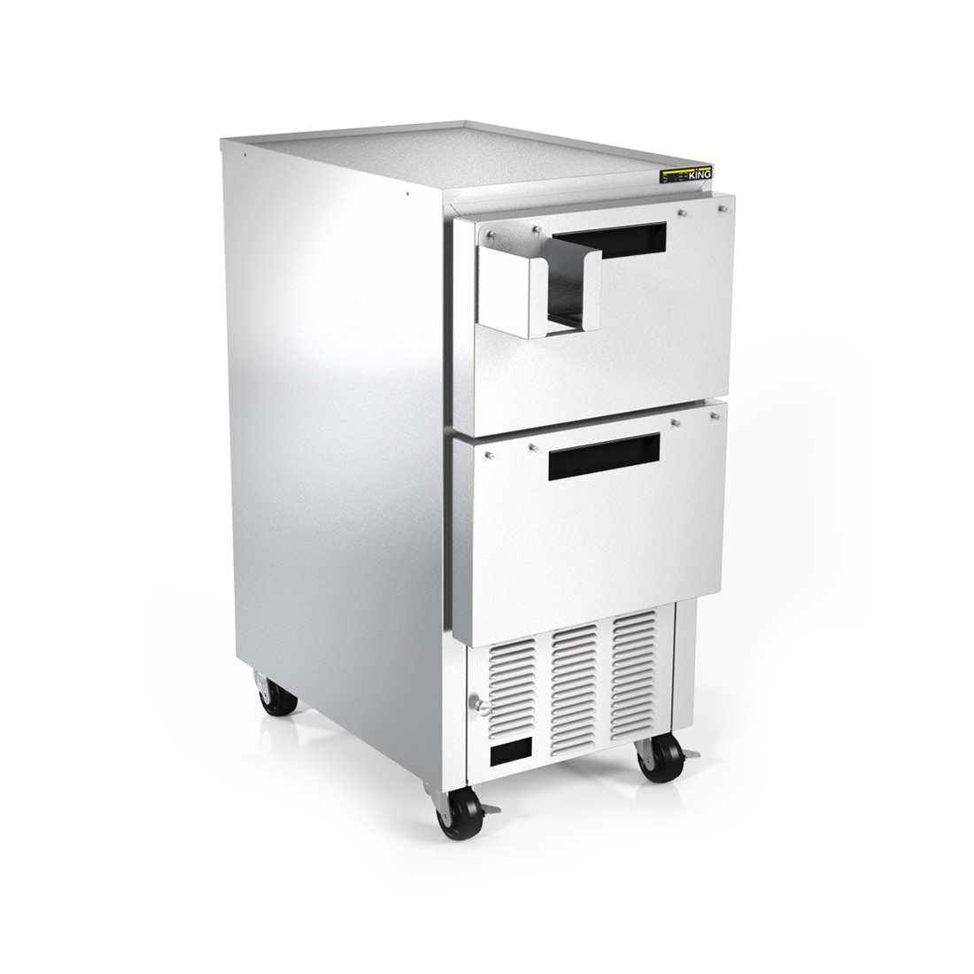 Silver King SKDL18-EDUS4 | 18" Wide 2 Drawer Cold Holding Refrigerator