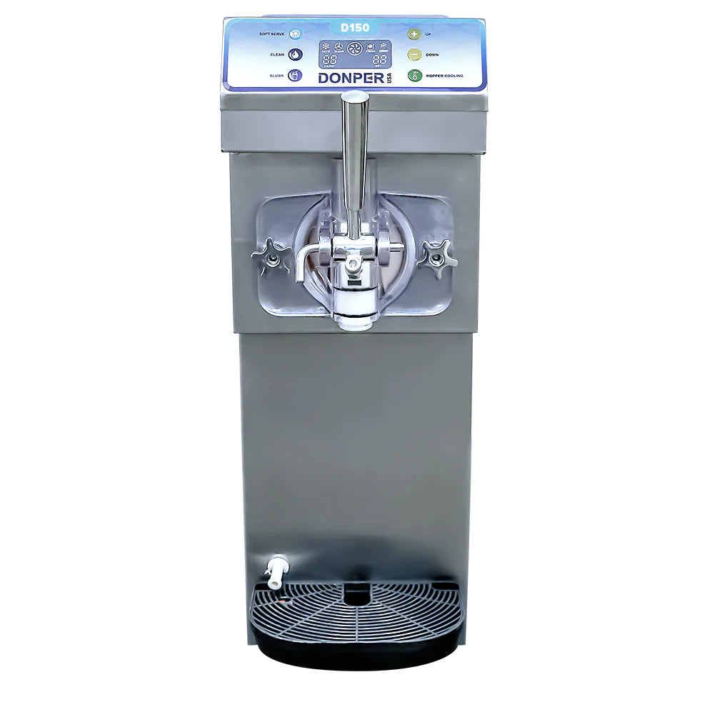 Donper D150 | 8.75" Wide Countertop Single Flavor Self-Contained Soft Serve Machine