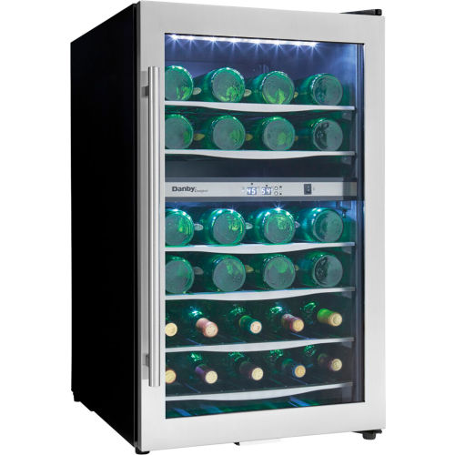 Danby DWC040A3BSSDD | 19.4" Wide Dual Zone 38 Bottle Wine Fridge