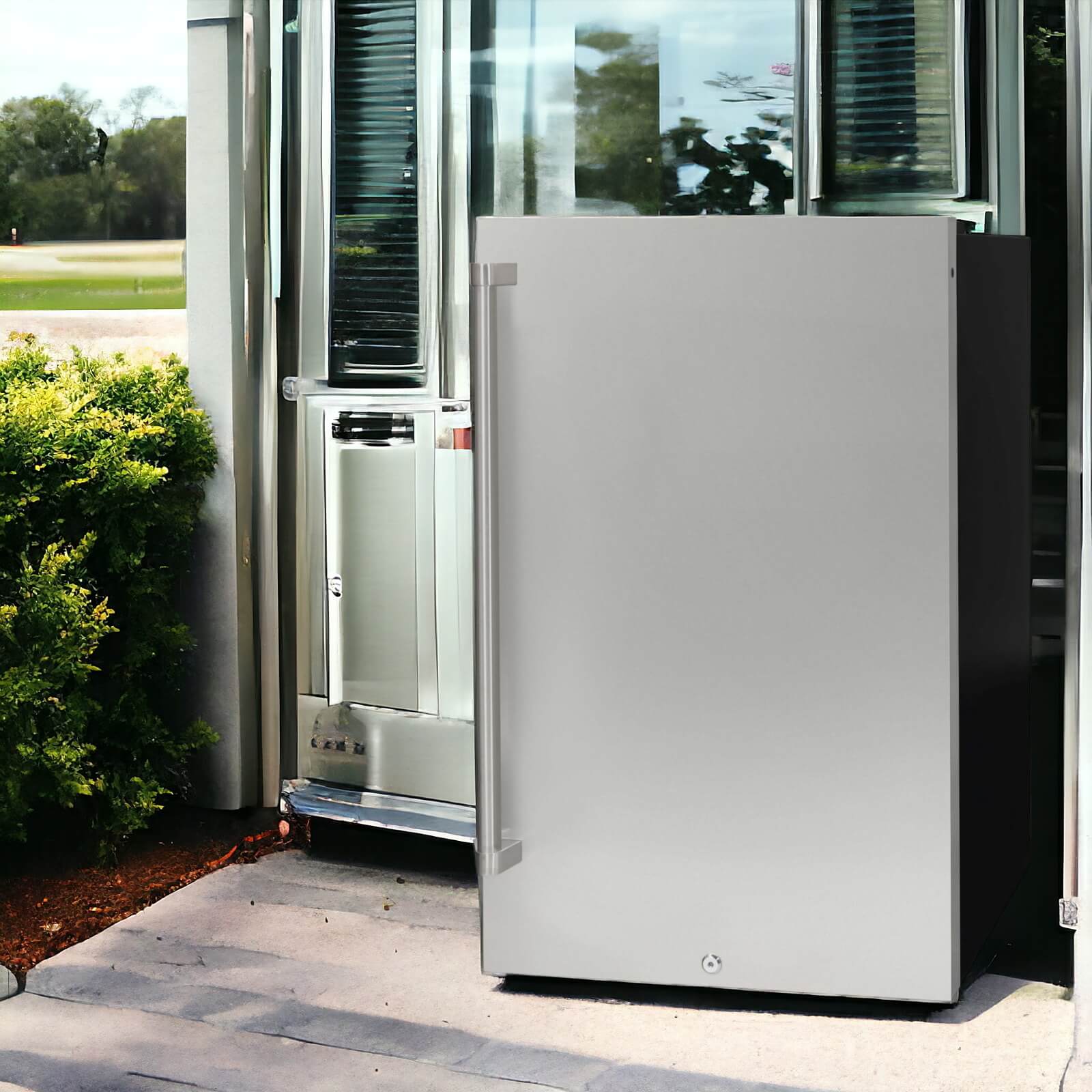 Danby DAR044A1SSO | 20.75" Wide Outdoor Stainless Steel Refrigerator