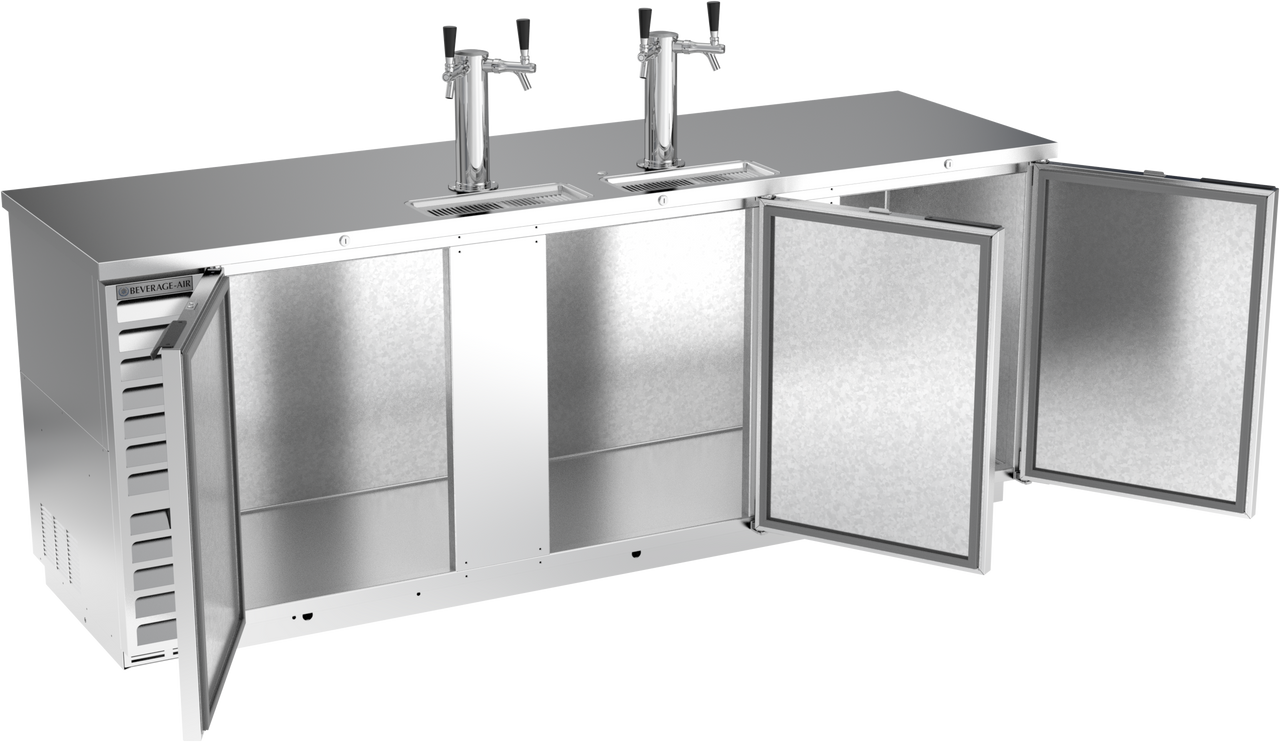 Beverage-Air DD94HC-1-S | 94" Wide Stainless Steel Direct Draw