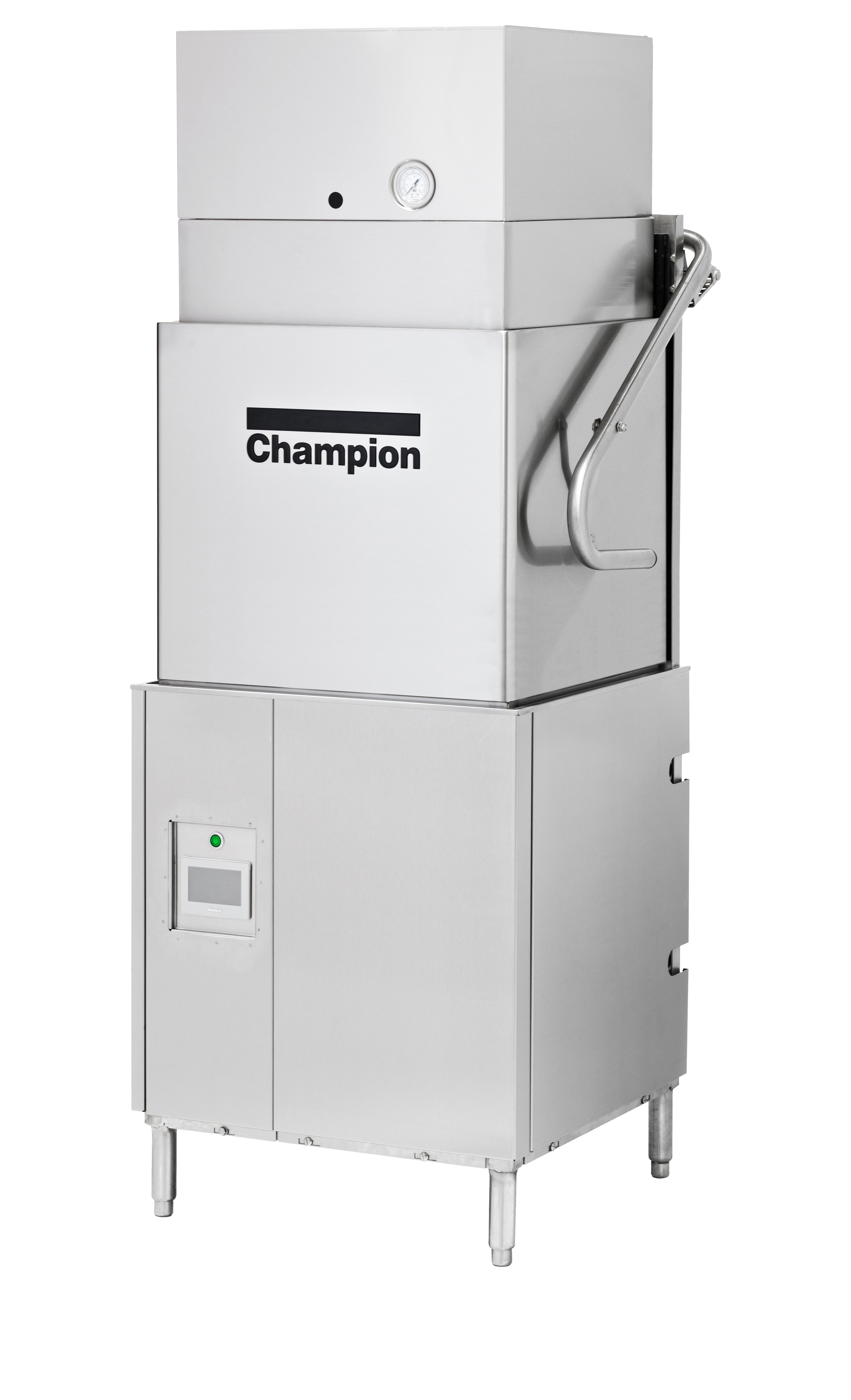 Champion DH-6000T | 34" Wide High Temp Tall Hood-Type Dishwasher