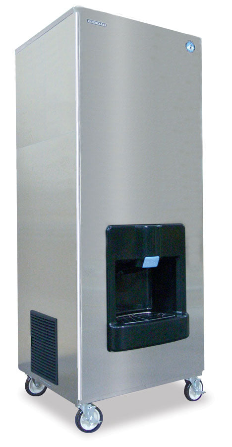 Hoshizaki DKM-500BAJ | 30" Wide Air-Cooled Crescent Cuber Ice Maker w/ Built-In Storage Bin