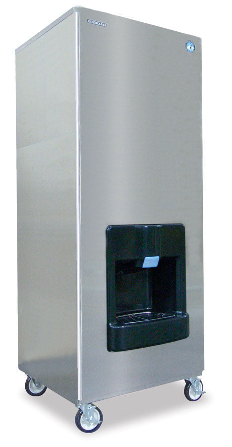 Hoshizaki DKM-500BWJ | 30" Wide Water-Cooled Crescent Cuber Ice Maker w/ Built-In Storage Bin