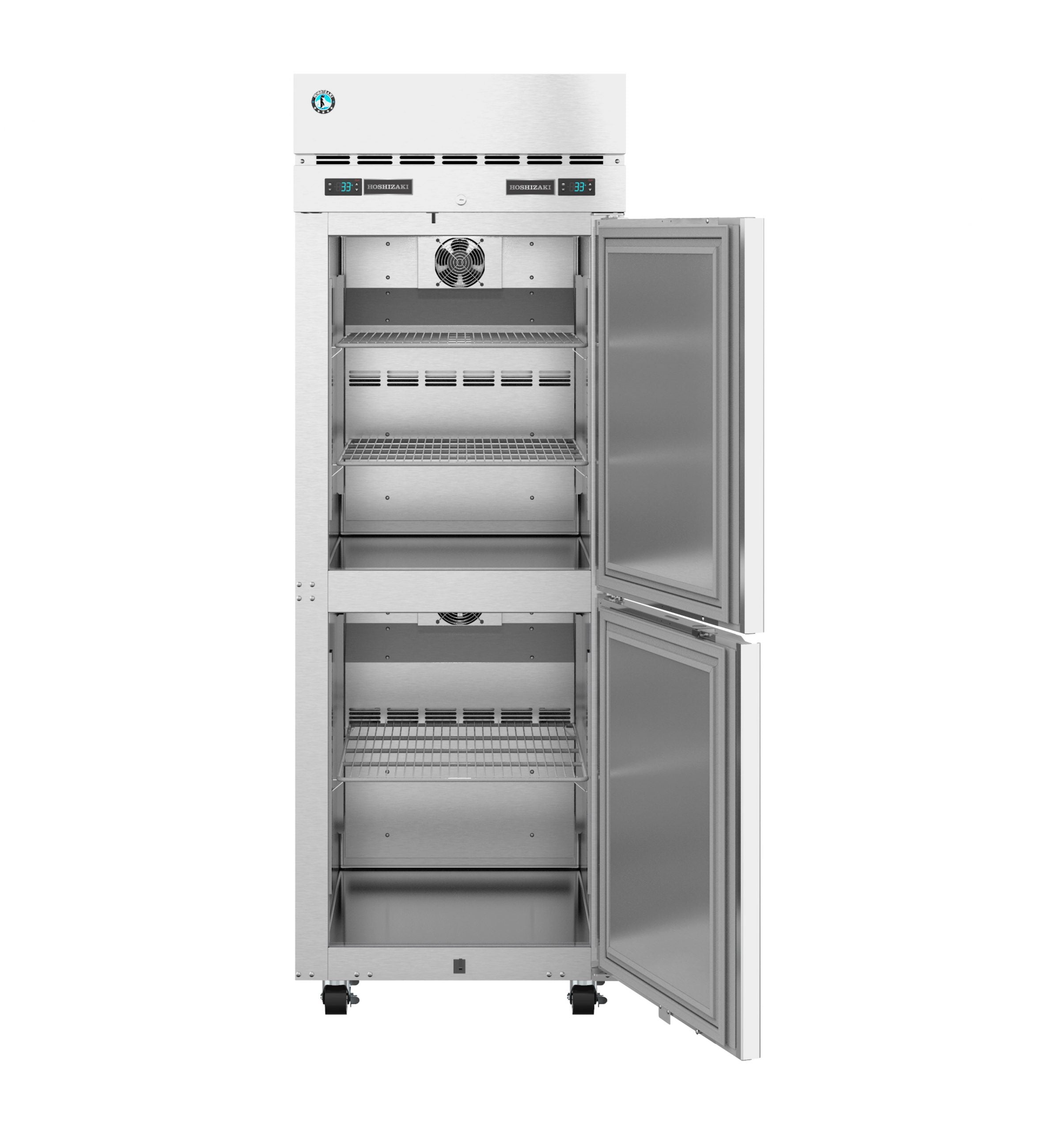 Hoshizaki DT1A-HS | 28" Wide 2 Door Reach-In Dual Temp Refrigerator/Freezer Combo