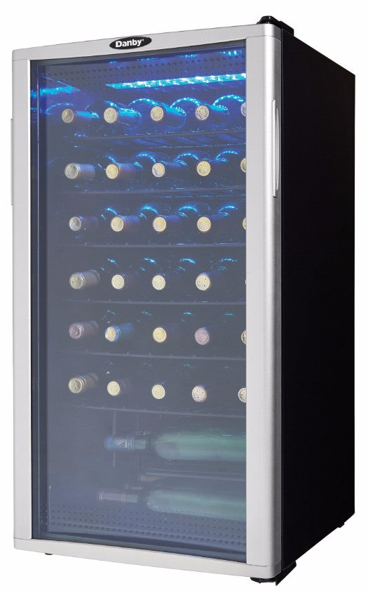 Danby DWC350BLP | 17.5" Wide Platinum 36 Bottle Wine Fridge