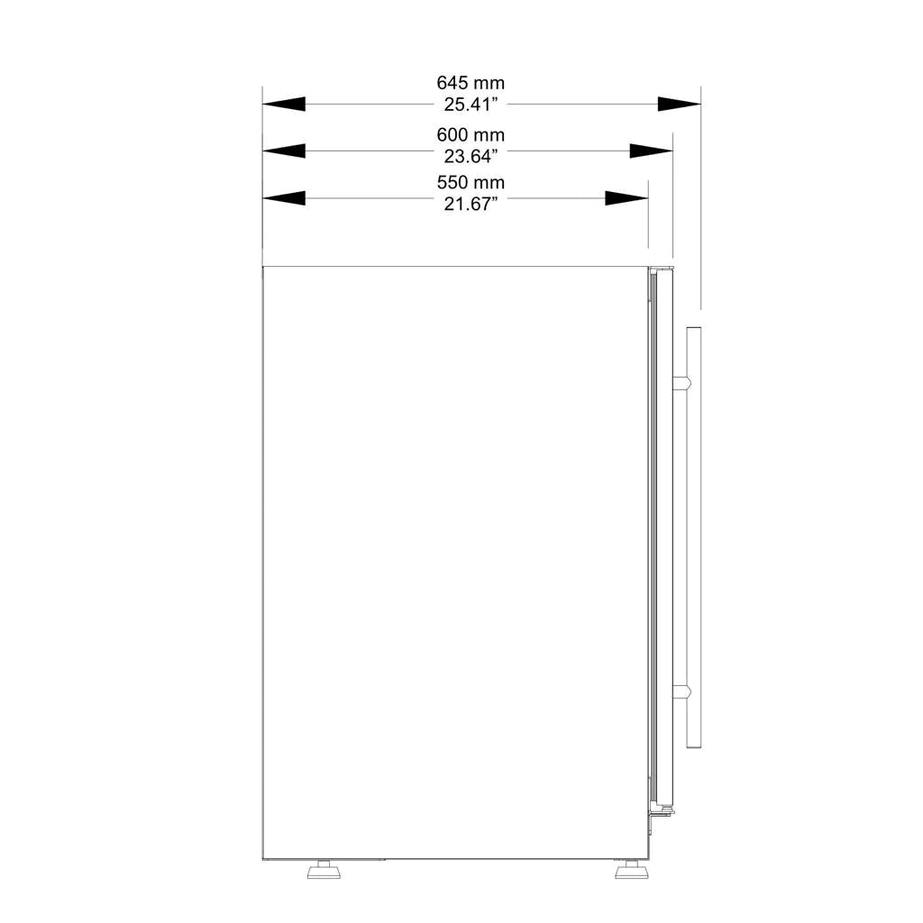 KingsBottle | 30" Wide Dual Zone Undercounter 58 Can/31 Bottle Beverage Fridge