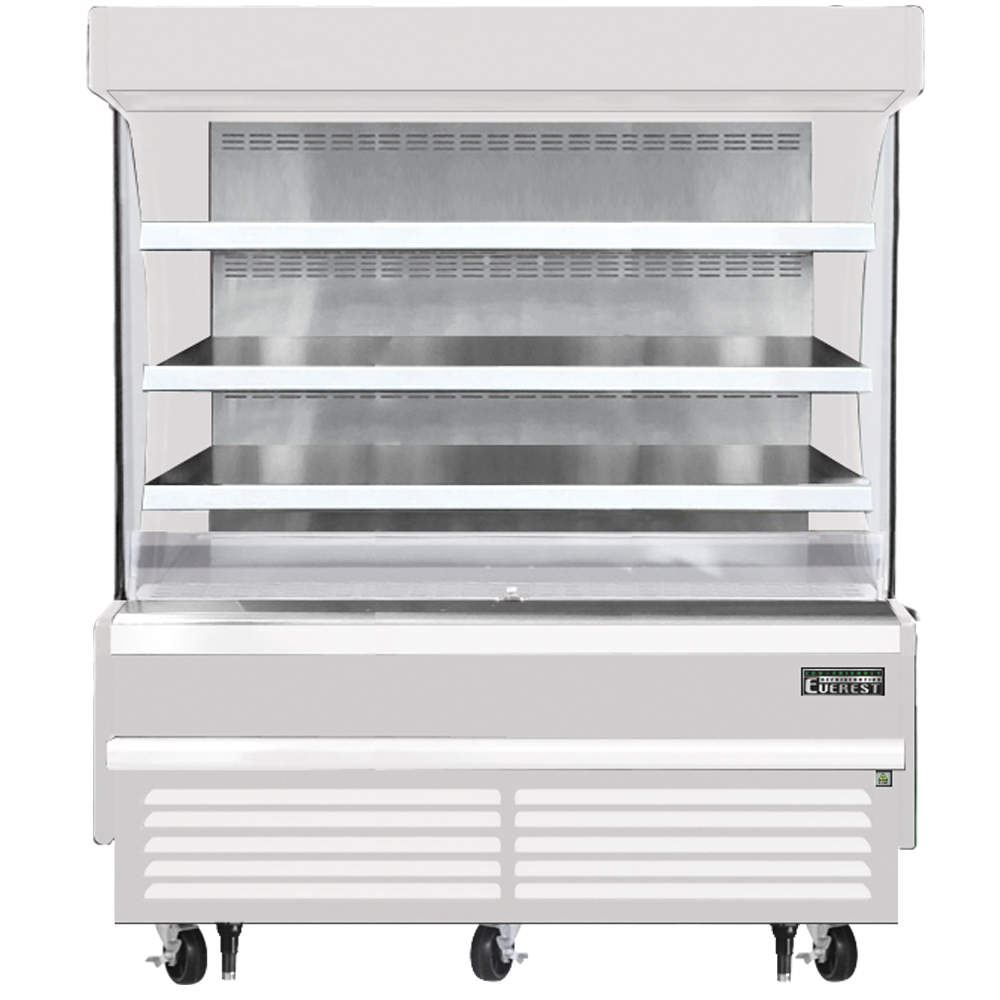 Everest | 60" Wide 3 Shelf Bottom Mount Short Open Air Merchandiser Refrigerator