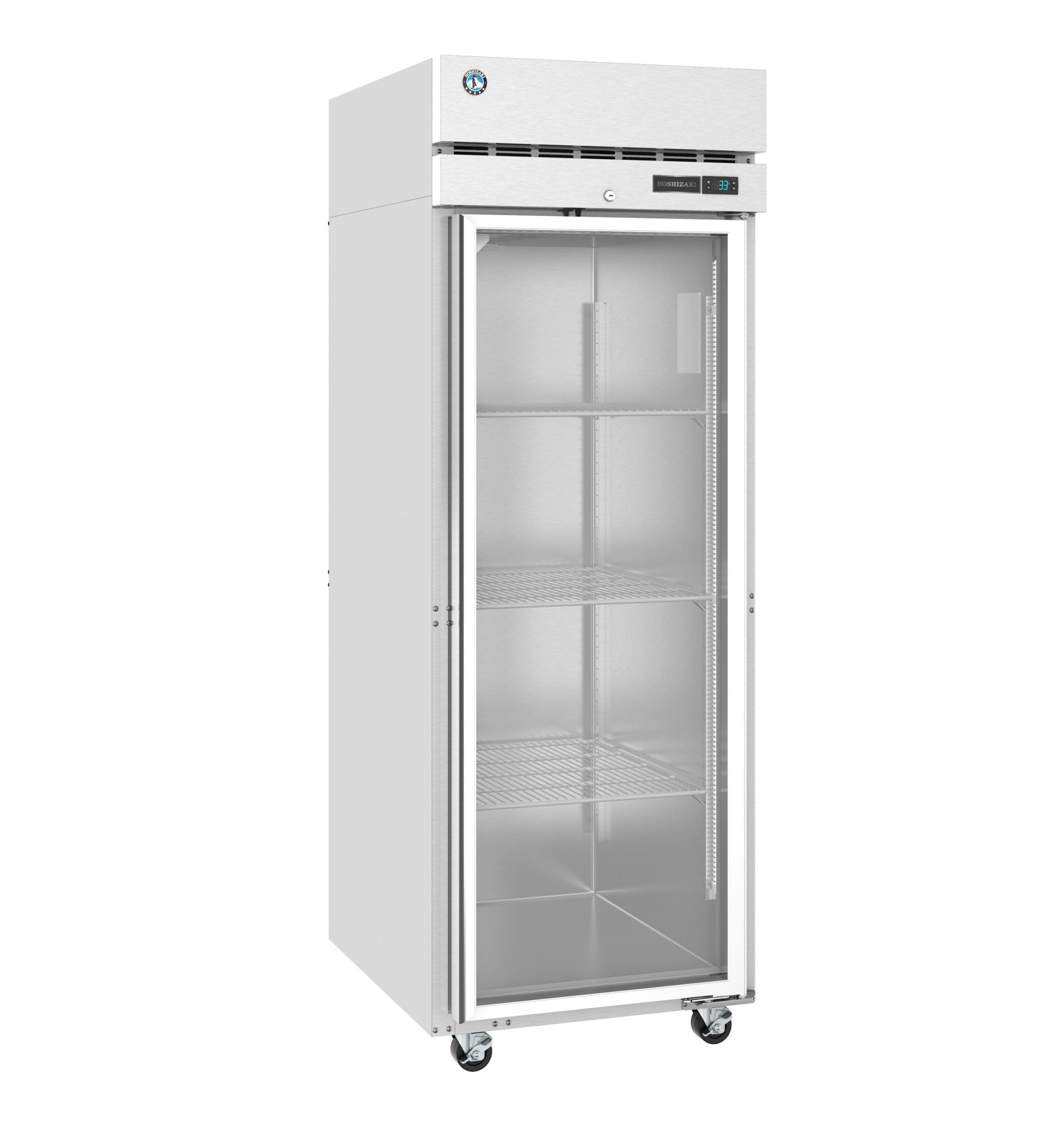 Hoshizaki F1A-FG | 28" Wide 1 Glass Door Top Mount Reach-In Freezer