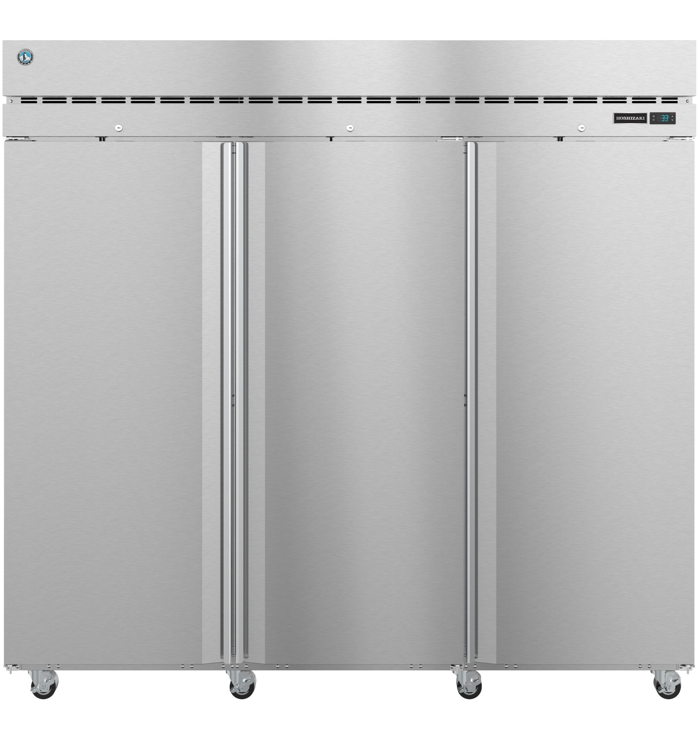 Hoshizaki F3A-FS | 83" Wide 3 Door Top Mount Reach-In Freezer