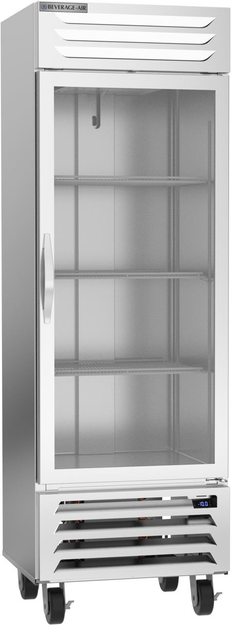 Beverage Air FB19HC-1G | 27" Wide 1 Glass Door Bottom Mount Reach-In Freezer Vista Series