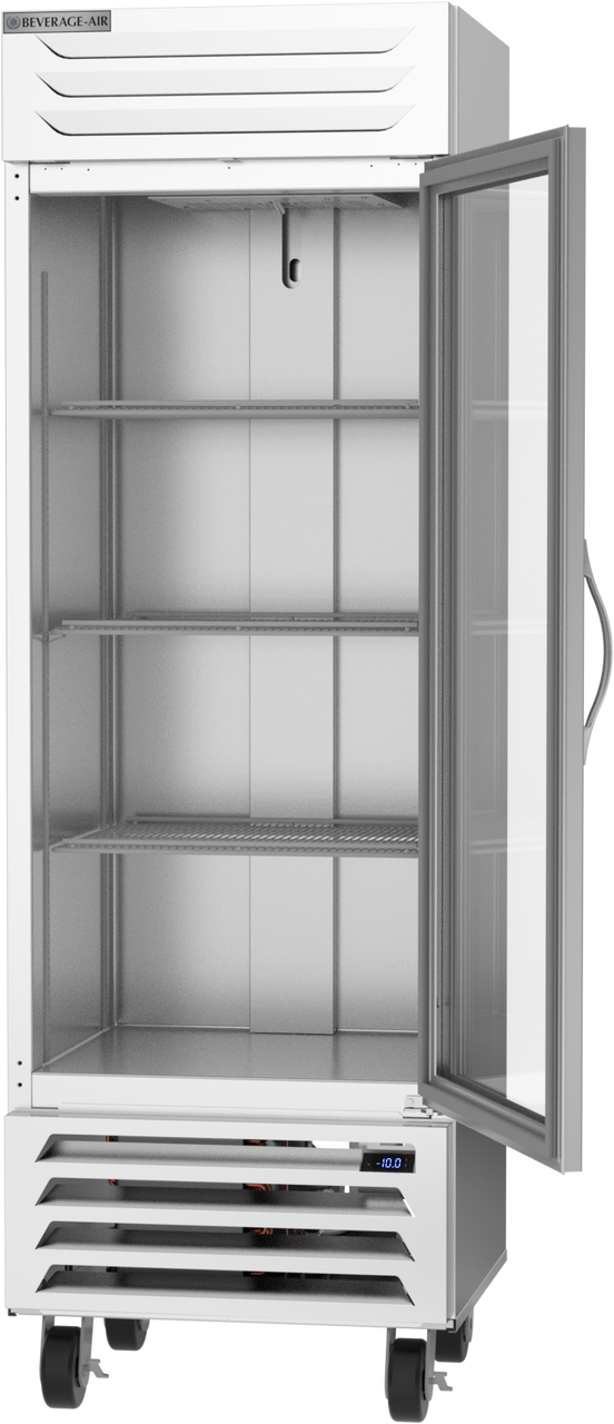 Beverage Air FB19HC-1G | 27" Wide 1 Glass Door Bottom Mount Reach-In Freezer Vista Series