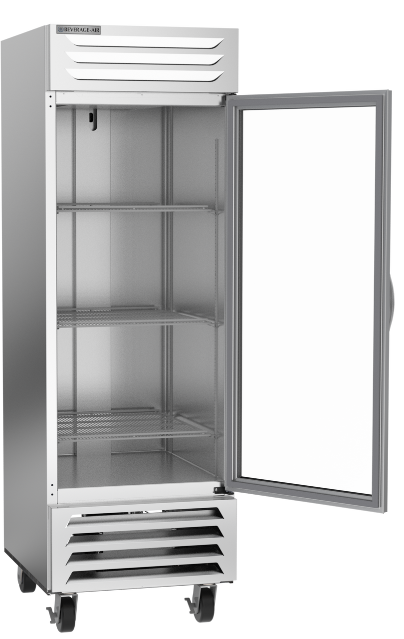 Beverage Air FB23HC-1G | 27" Wide 1 Glass Door Bottom Mount Reach-In Freezer Vista Series