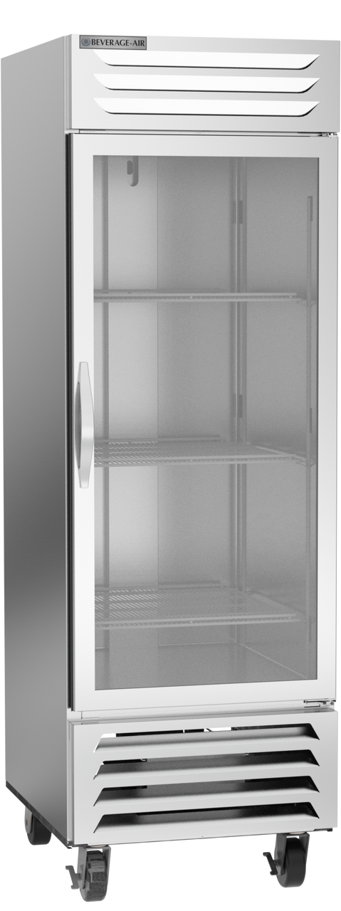 Beverage Air FB23HC-1G | 27" Wide 1 Glass Door Bottom Mount Reach-In Freezer Vista Series